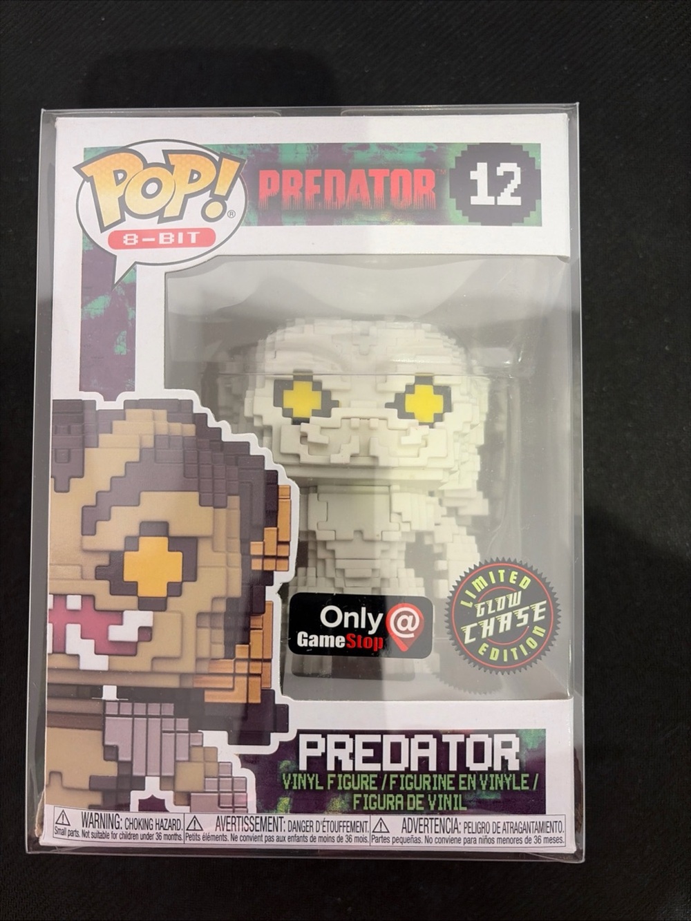 Funko Pop! 8-Bit Predator Glow Chase #12 GameStop Exclusive Vinyl Figure